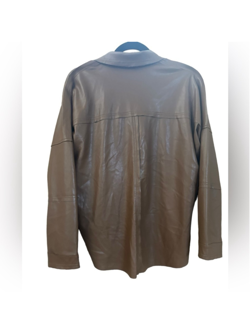 Vici faux leather shirt/jacket, small - Picture 3 of 7